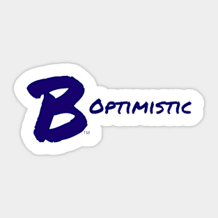 B Optimistic Sticker